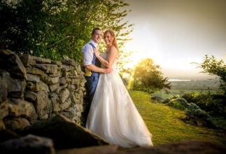 Old_Down_Manor_Wedding_Photographer_Bristol-39 Sunset, wedding photography at Old Down Manor