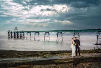 Wedding_Photography_at_Clevedon_Hall_12 Military Bride & Groom wedding photography at Clevedon seafront