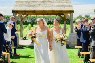 Wedding-Photography-at-Aldwick-Estate_15 same-sex LGBTQ+ Wedding Photography - two brides wedding ceremony
