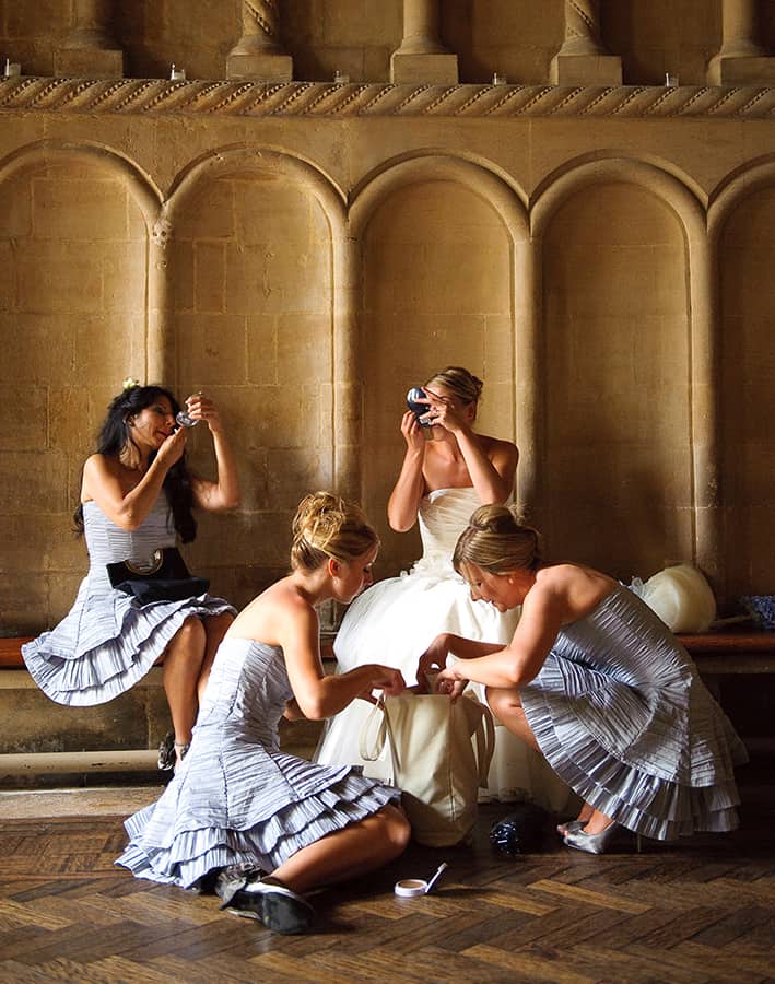 Bristol Cathedral Wedding Photography Bristol Cathedral Wedding Photography Bride & Bridesmaids