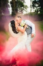 wedding_photography_bristol_eastwood_park_38 Smoke grenade wedding photography at Eastwood Park