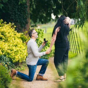 Secret Proposal photography Ashton Court Bristol